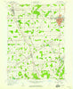 Garrett Indiana Historical topographic map, 1:24000 scale, 7.5 X 7.5 Minute, Year 1957