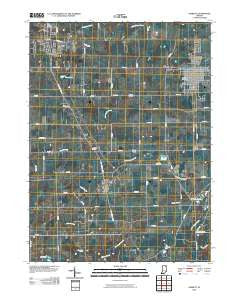 Garrett Indiana Historical topographic map, 1:24000 scale, 7.5 X 7.5 Minute, Year 2010