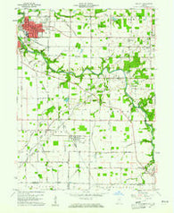 Gas City Indiana Historical topographic map, 1:24000 scale, 7.5 X 7.5 Minute, Year 1960