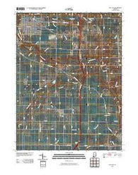 Gas City Indiana Historical topographic map, 1:24000 scale, 7.5 X 7.5 Minute, Year 2010