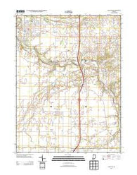 Gas City Indiana Historical topographic map, 1:24000 scale, 7.5 X 7.5 Minute, Year 2013