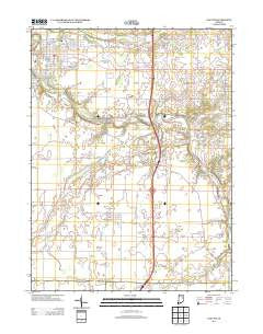 Gas City Indiana Historical topographic map, 1:24000 scale, 7.5 X 7.5 Minute, Year 2013