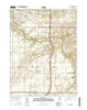 Gas City Indiana Current topographic map, 1:24000 scale, 7.5 X 7.5 Minute, Year 2016