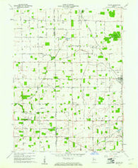Gaston Indiana Historical topographic map, 1:24000 scale, 7.5 X 7.5 Minute, Year 1960