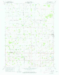 Gaston Indiana Historical topographic map, 1:24000 scale, 7.5 X 7.5 Minute, Year 1960