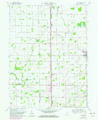 Gaston Indiana Historical topographic map, 1:24000 scale, 7.5 X 7.5 Minute, Year 1960