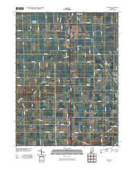Gaston Indiana Historical topographic map, 1:24000 scale, 7.5 X 7.5 Minute, Year 2010