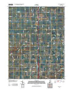 Gaston Indiana Historical topographic map, 1:24000 scale, 7.5 X 7.5 Minute, Year 2010