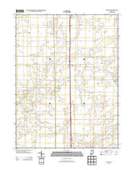 Gaston Indiana Historical topographic map, 1:24000 scale, 7.5 X 7.5 Minute, Year 2013