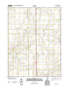 Gaston Indiana Historical topographic map, 1:24000 scale, 7.5 X 7.5 Minute, Year 2013