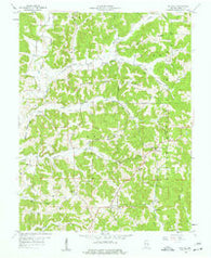 Gatchel Indiana Historical topographic map, 1:24000 scale, 7.5 X 7.5 Minute, Year 1958