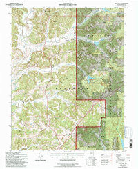 Gatchel Indiana Historical topographic map, 1:24000 scale, 7.5 X 7.5 Minute, Year 1993
