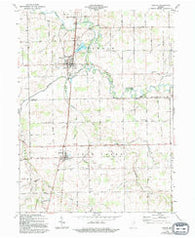 Geneva Indiana Historical topographic map, 1:24000 scale, 7.5 X 7.5 Minute, Year 1962