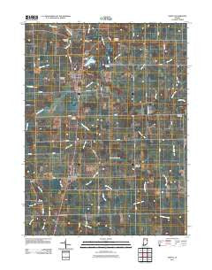Geneva Indiana Historical topographic map, 1:24000 scale, 7.5 X 7.5 Minute, Year 2011
