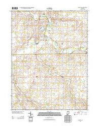 Geneva Indiana Historical topographic map, 1:24000 scale, 7.5 X 7.5 Minute, Year 2013