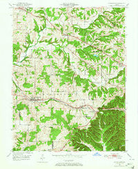 Georgetown Indiana Historical topographic map, 1:24000 scale, 7.5 X 7.5 Minute, Year 1949