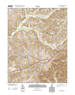 Georgetown Indiana Historical topographic map, 1:24000 scale, 7.5 X 7.5 Minute, Year 2013
