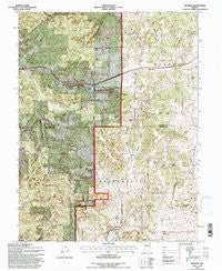 Georgia Indiana Historical topographic map, 1:24000 scale, 7.5 X 7.5 Minute, Year 1993