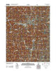 Georgia Indiana Historical topographic map, 1:24000 scale, 7.5 X 7.5 Minute, Year 2011