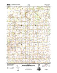 Gifford Indiana Historical topographic map, 1:24000 scale, 7.5 X 7.5 Minute, Year 2013