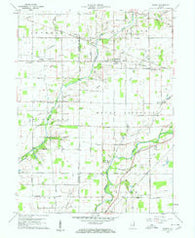 Gilman Indiana Historical topographic map, 1:24000 scale, 7.5 X 7.5 Minute, Year 1960