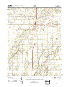 Gilman Indiana Historical topographic map, 1:24000 scale, 7.5 X 7.5 Minute, Year 2013