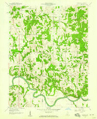 Glendale Indiana Historical topographic map, 1:24000 scale, 7.5 X 7.5 Minute, Year 1958