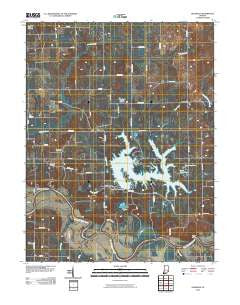 Glendale Indiana Historical topographic map, 1:24000 scale, 7.5 X 7.5 Minute, Year 2010