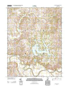 Glendale Indiana Historical topographic map, 1:24000 scale, 7.5 X 7.5 Minute, Year 2013