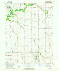 Goodland Indiana Historical topographic map, 1:24000 scale, 7.5 X 7.5 Minute, Year 1962