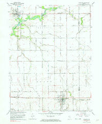 Goodland Indiana Historical topographic map, 1:24000 scale, 7.5 X 7.5 Minute, Year 1962