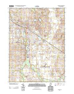 Goshen Indiana Historical topographic map, 1:24000 scale, 7.5 X 7.5 Minute, Year 2013