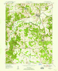 Gosport Indiana Historical topographic map, 1:24000 scale, 7.5 X 7.5 Minute, Year 1947
