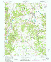 Gosport Indiana Historical topographic map, 1:24000 scale, 7.5 X 7.5 Minute, Year 1965