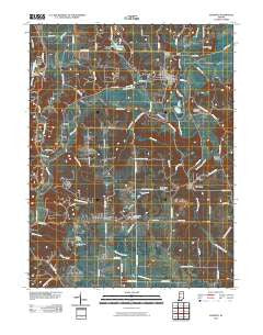 Gosport Indiana Historical topographic map, 1:24000 scale, 7.5 X 7.5 Minute, Year 2010