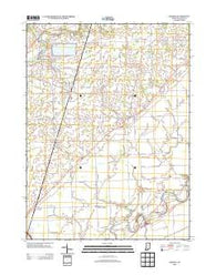 Grabill Indiana Historical topographic map, 1:24000 scale, 7.5 X 7.5 Minute, Year 2013