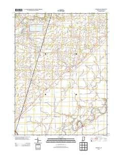 Grabill Indiana Historical topographic map, 1:24000 scale, 7.5 X 7.5 Minute, Year 2013