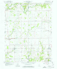 Grammer Indiana Historical topographic map, 1:24000 scale, 7.5 X 7.5 Minute, Year 1958