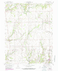 Grammer Indiana Historical topographic map, 1:24000 scale, 7.5 X 7.5 Minute, Year 1958