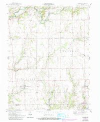 Grammer Indiana Historical topographic map, 1:24000 scale, 7.5 X 7.5 Minute, Year 1958