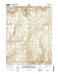 Grammer Indiana Current topographic map, 1:24000 scale, 7.5 X 7.5 Minute, Year 2016