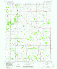 Grass Creek Indiana Historical topographic map, 1:24000 scale, 7.5 X 7.5 Minute, Year 1960