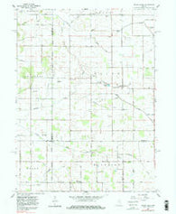 Grass Creek Indiana Historical topographic map, 1:24000 scale, 7.5 X 7.5 Minute, Year 1960