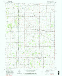 Grass Creek Indiana Historical topographic map, 1:24000 scale, 7.5 X 7.5 Minute, Year 1960