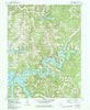Greenbrier Indiana Historical topographic map, 1:24000 scale, 7.5 X 7.5 Minute, Year 1980