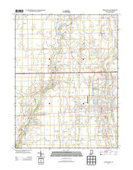 Greenfield Indiana Historical topographic map, 1:24000 scale, 7.5 X 7.5 Minute, Year 2013
