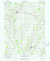 Greens Fork Indiana Historical topographic map, 1:24000 scale, 7.5 X 7.5 Minute, Year 1960