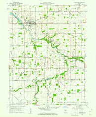 Greentown Indiana Historical topographic map, 1:24000 scale, 7.5 X 7.5 Minute, Year 1960