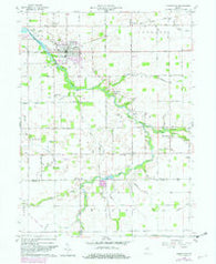 Greentown Indiana Historical topographic map, 1:24000 scale, 7.5 X 7.5 Minute, Year 1960