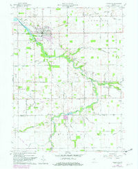 Greentown Indiana Historical topographic map, 1:24000 scale, 7.5 X 7.5 Minute, Year 1960